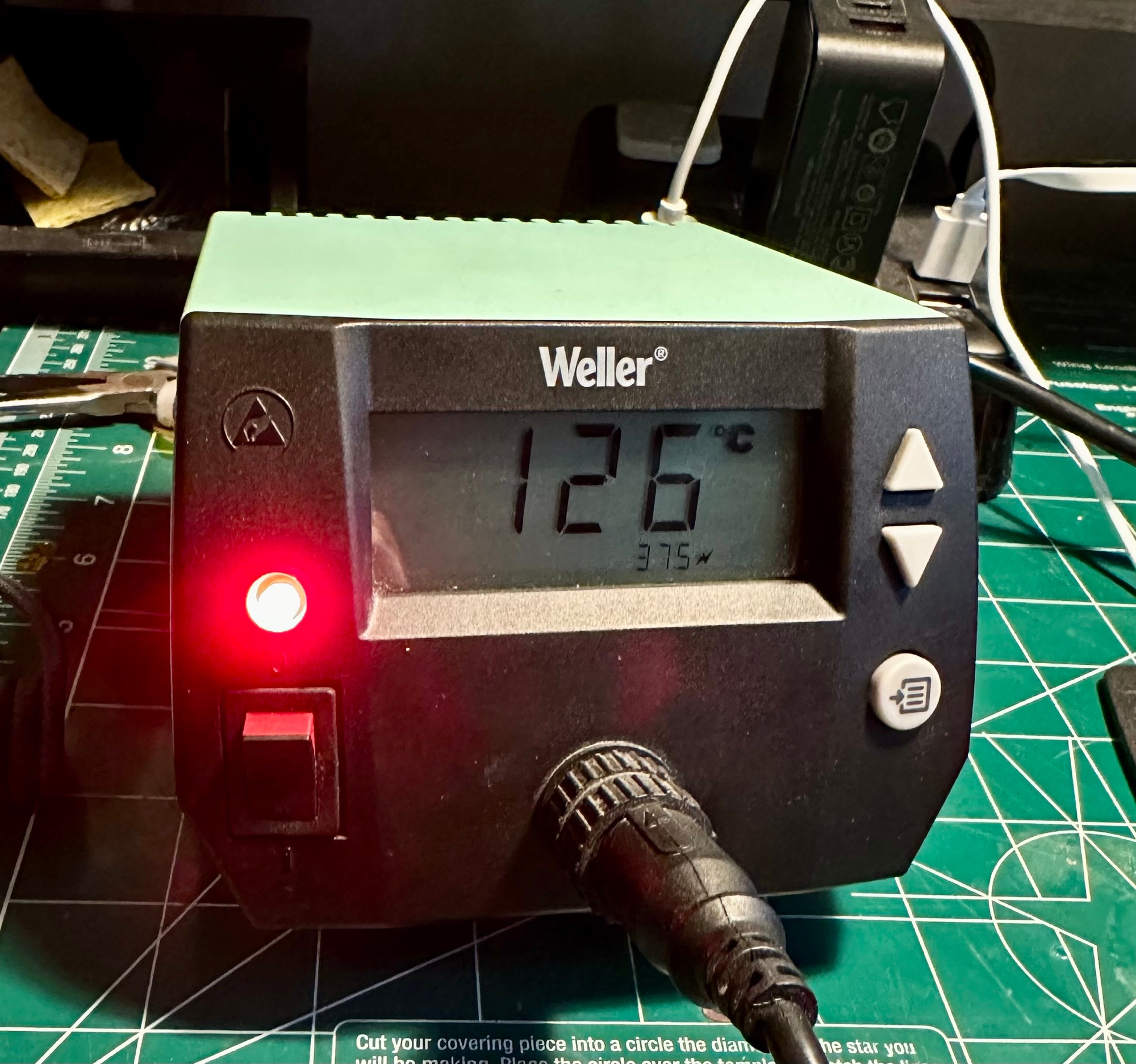 Adding a Power LED to the Weller WE1010 NA Soldering Iron